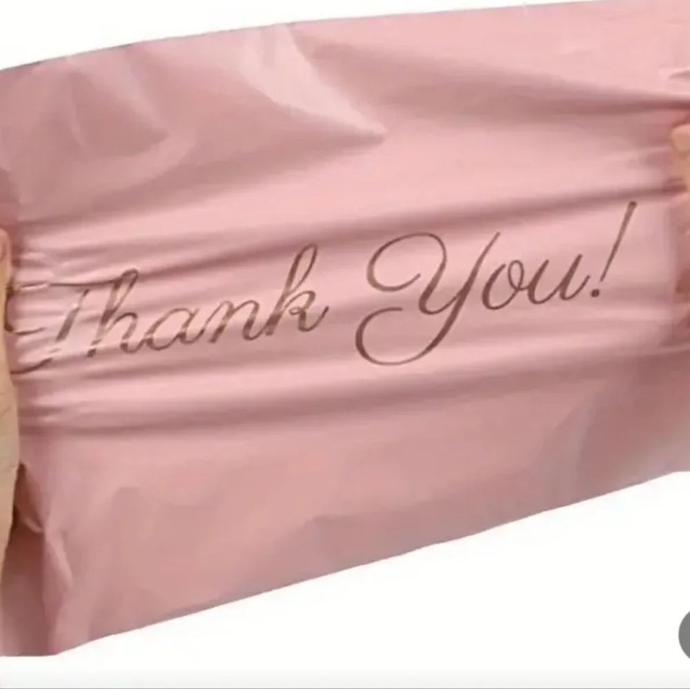 Pink THANK YOU LARGE POLYMAILERS QTY25 10 X 13 Hp🔥🔥🔥